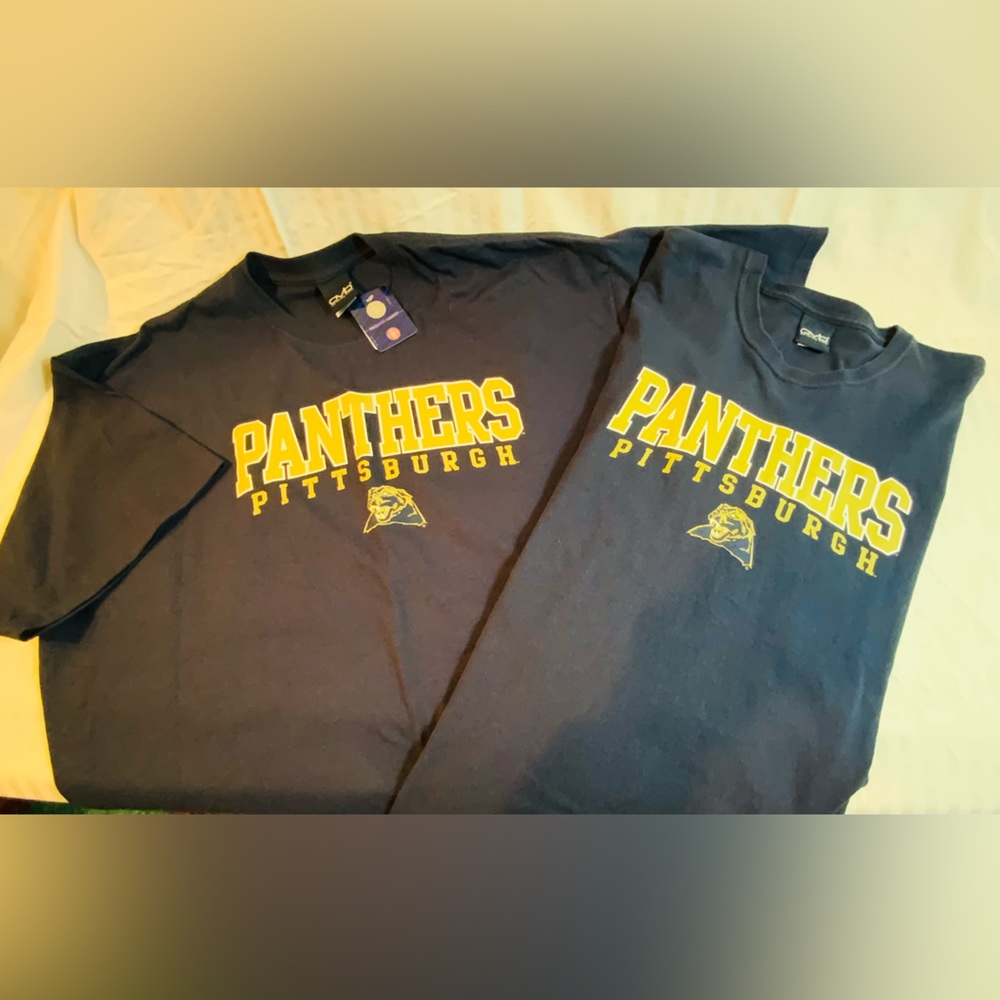 Pitt Panthers tshirts - set of 2